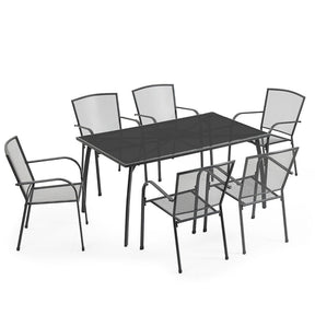 Fortia 7-Piece Elegant Outdoor Dining Set