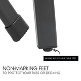 Fortia 7-Piece Elegant Outdoor Dining Set