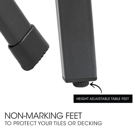 Fortia 7-Piece Elegant Outdoor Dining Set