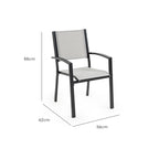Fortia Outdoor Dining Chair Set - 6 Pieces