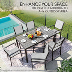 Fortia Rectangular Outdoor Dining Table 150x90cm