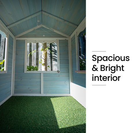 Rovo Kids Outdoor Wooden Playhouse