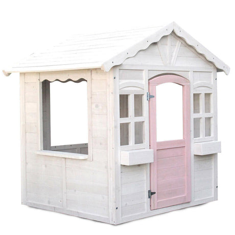 Rovo Kids Wooden Cubby House Playhouse