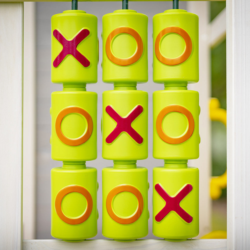 Rovo Kids Wooden Tower Cubby House with Slide