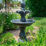 Solar-Powered 3-Tier Outdoor Water Fountain