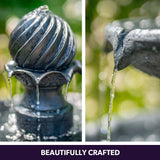 Solar-Powered 3-Tier Outdoor Water Fountain