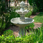3 Tier Solar Powered Fountain Bird Bath