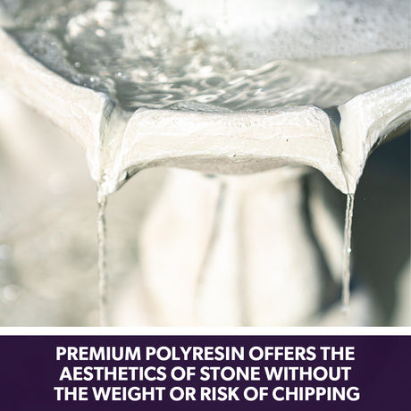 3 Tier Solar Powered Fountain Bird Bath