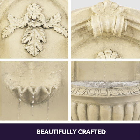 Classic Solar Fountain with LED Lights