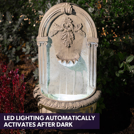 Classic Solar Fountain with LED Lights