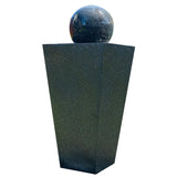 Contemporary Solar Water Fountain with LED Lighting