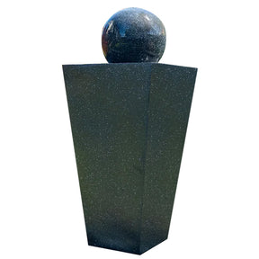 Contemporary Solar Water Fountain with LED Lighting