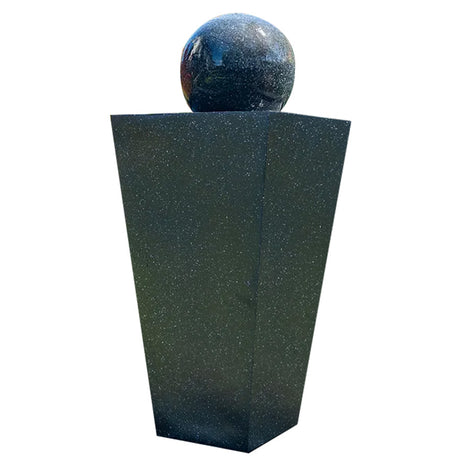 Contemporary Solar Water Fountain with LED Lighting