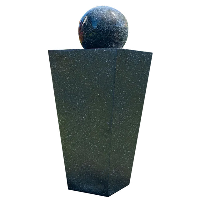 Contemporary Solar Water Fountain with LED Lighting