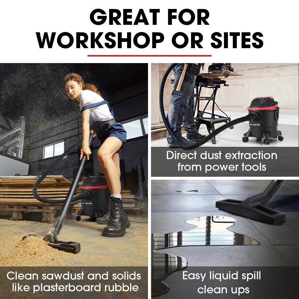 Baumr-AG 15L 1200W Wet and Dry Vacuum Cleaner