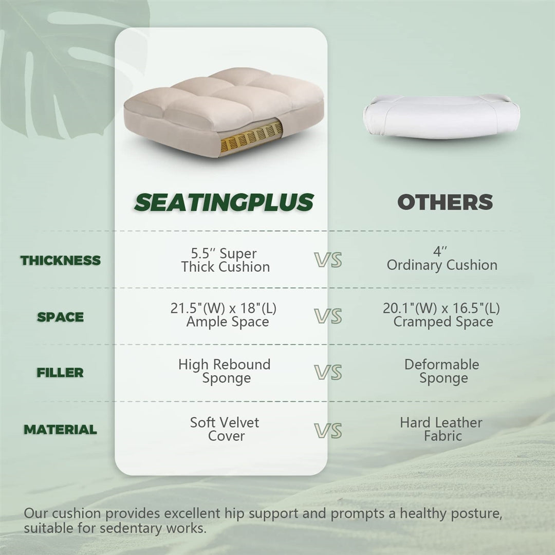 Velvet Home Ergonomic Swivel Office Chair  

Meta Description: Enhance comfort and productivity at work.