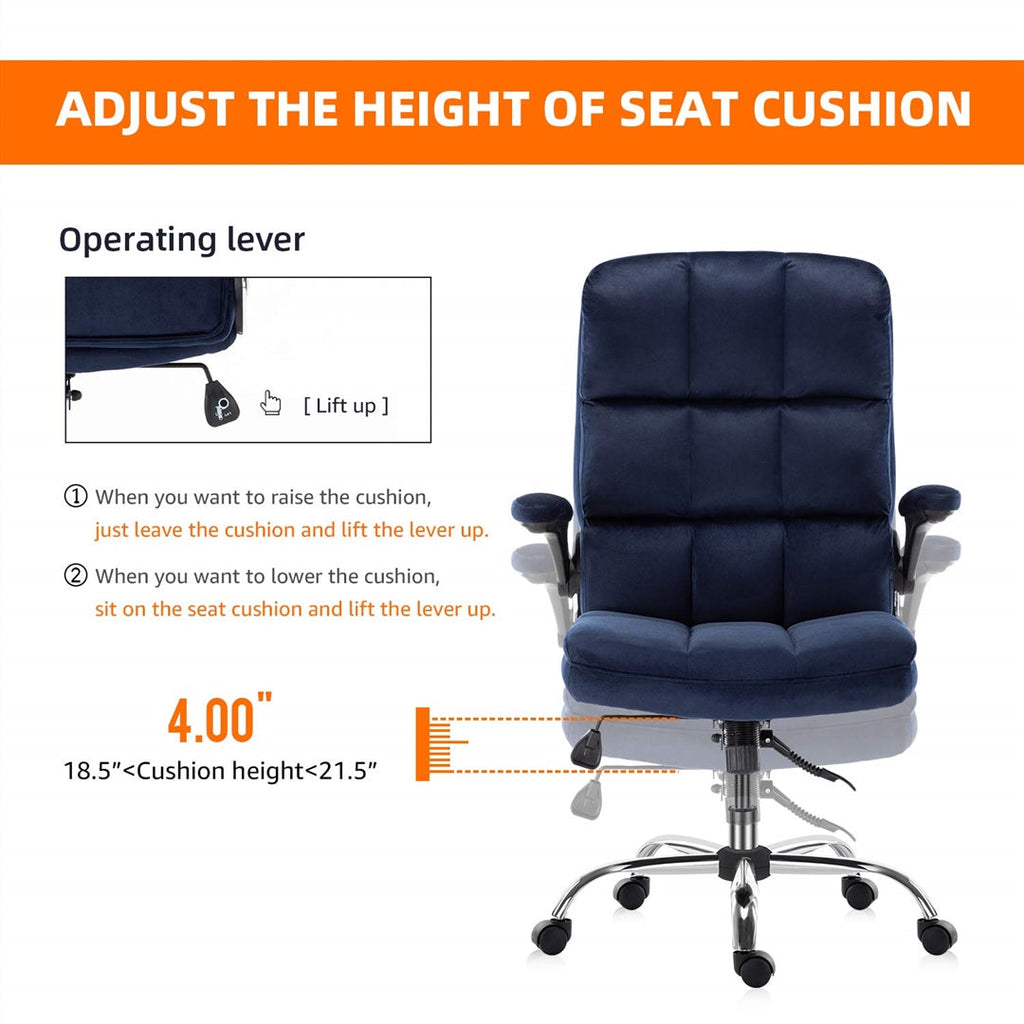 Velvet Home Ergonomic Swivel Office Chair