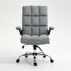 Ergonomic Velvet Swivel Office Chair