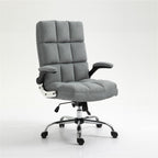 Ergonomic Velvet Swivel Office Chair