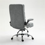 Ergonomic Velvet Swivel Office Chair