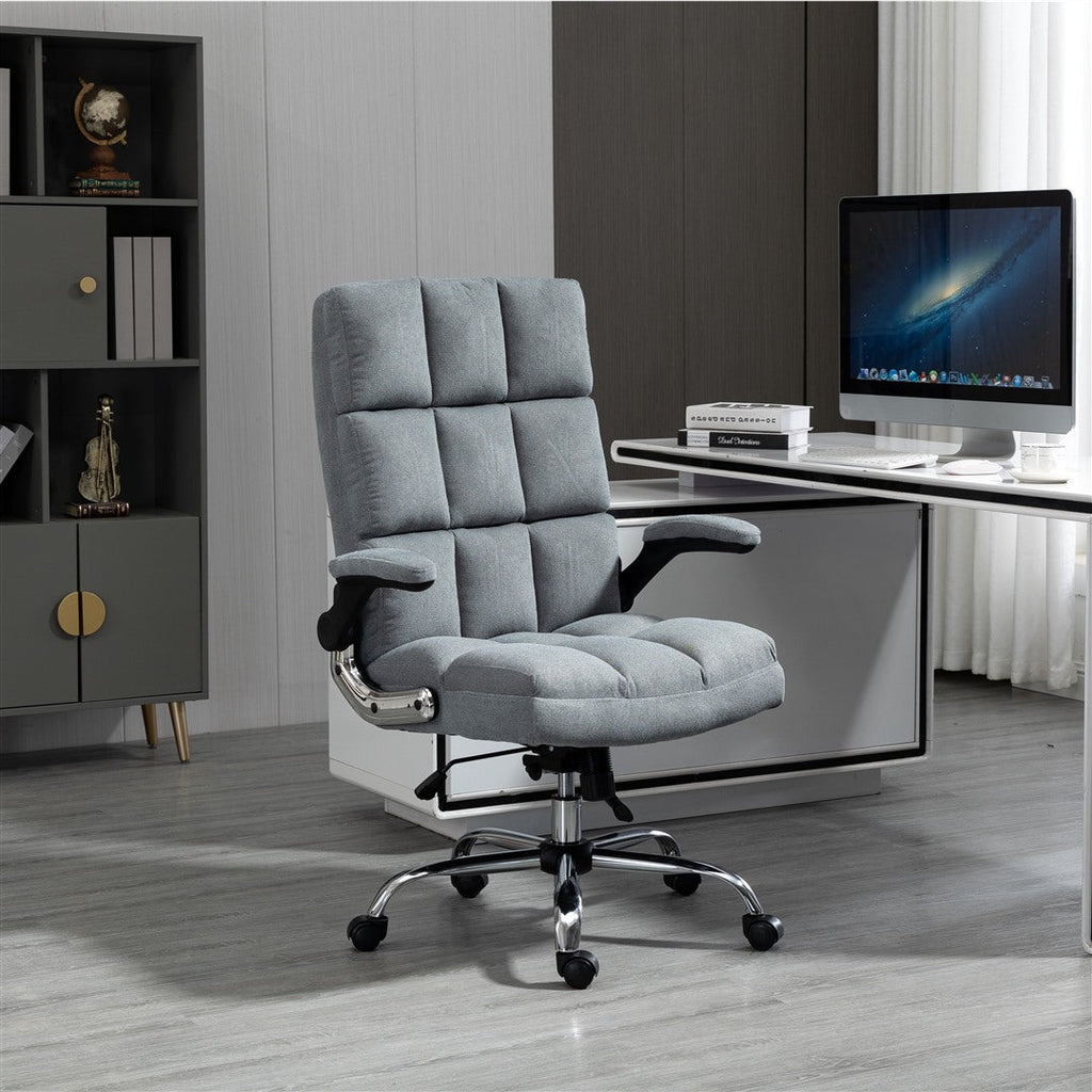 Ergonomic Velvet Swivel Office Chair