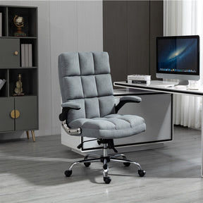 Ergonomic Velvet Swivel Office Chair