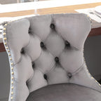 Height Adjustable Velvet Swivel Bar Stool