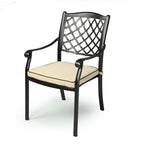 Fiji Metal Outdoor Dining Chair with Cushions