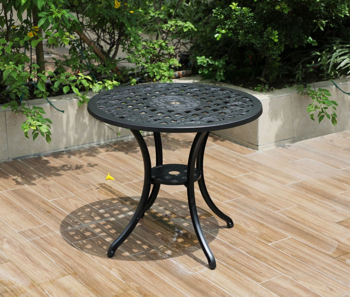 Remy Black Aluminium Table - Stylish & Durable