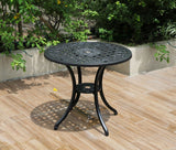 Remy Black Aluminium Table - Stylish & Durable