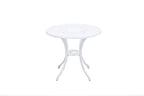 Remy White Aluminium Table – Modern Elegance