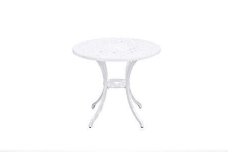Remy White Aluminium Table – Modern Elegance