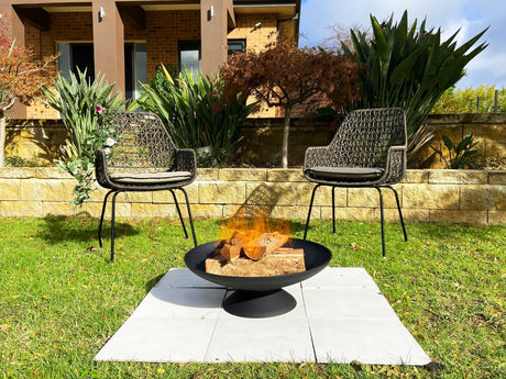 Elegant Cast Iron Outdoor Fire Pit