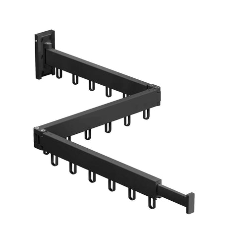 Tri-Fold Wall-Mount Clothes Drying Rack