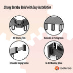 Tri-Fold Wall-Mount Clothes Drying Rack