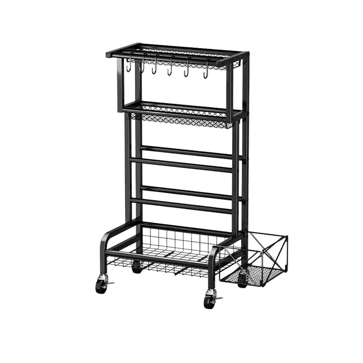 Social Hike Mobile Gym Equipment Storage Rack