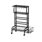 Social Hike Mobile Gym Equipment Storage Rack