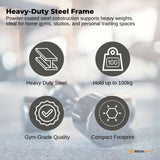 Social Hike Mobile Gym Equipment Storage Rack