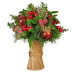 Elegant 33cm Pre-Decorated Christmas Bouquet