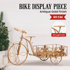 Antique Gold Bicycle Christmas Tree Ornament