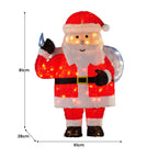 Illuminated 81cm Santa Christmas Display
