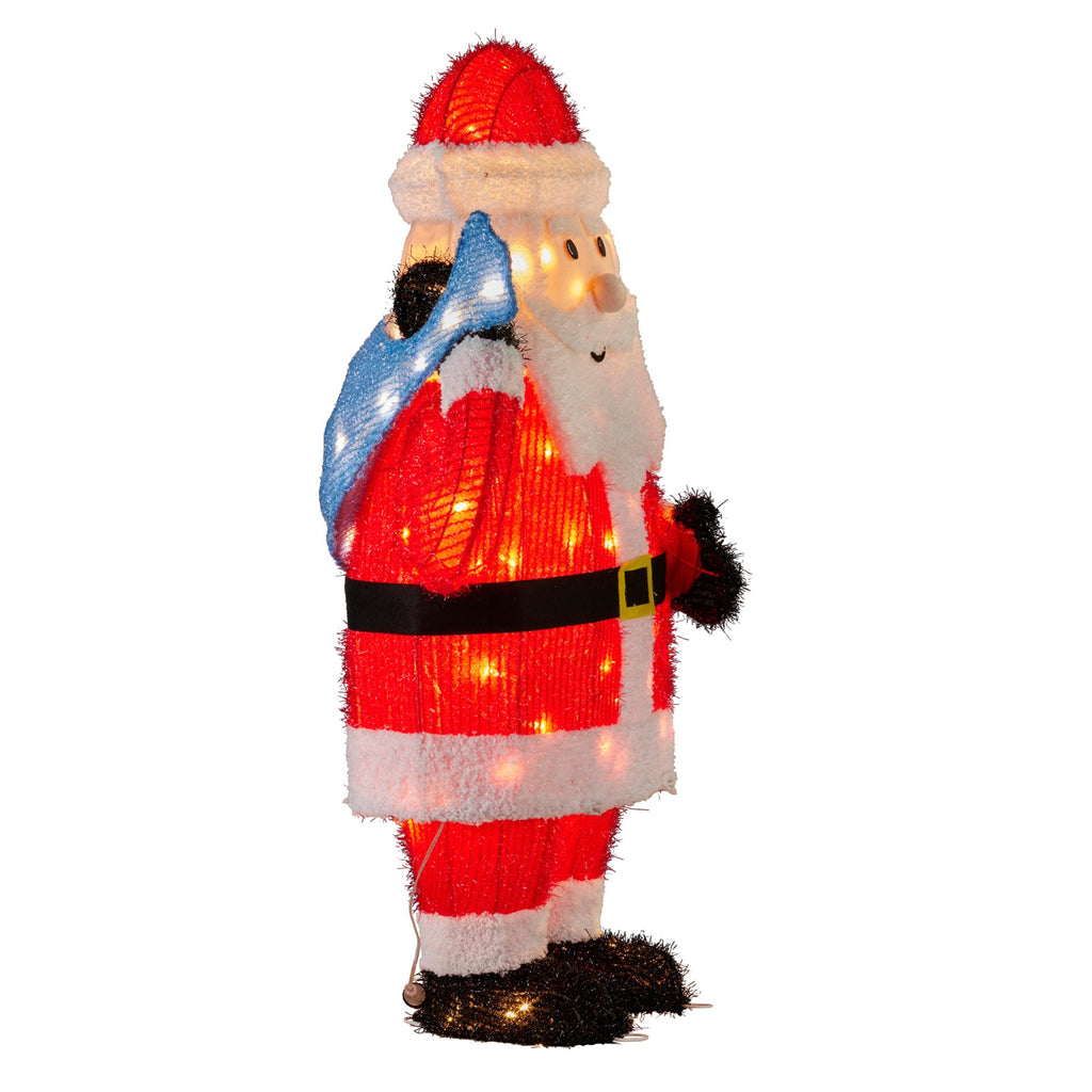 Illuminated 81cm Santa Christmas Display