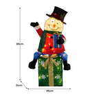 Illuminated 85cm Christmas Snowman Decoration