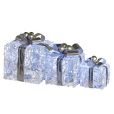 Illuminated Christmas Gift Box Set of 3