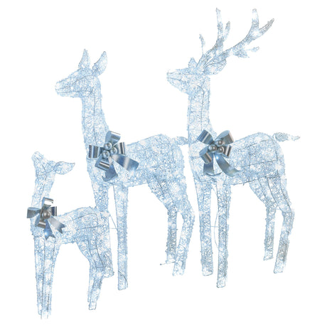 Elegant Christmas Reindeer Display Set of Three