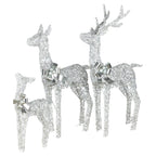 Elegant Christmas Reindeer Display Set of Three