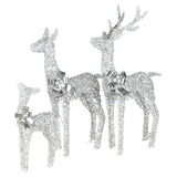 Elegant Christmas Reindeer Display Set of Three