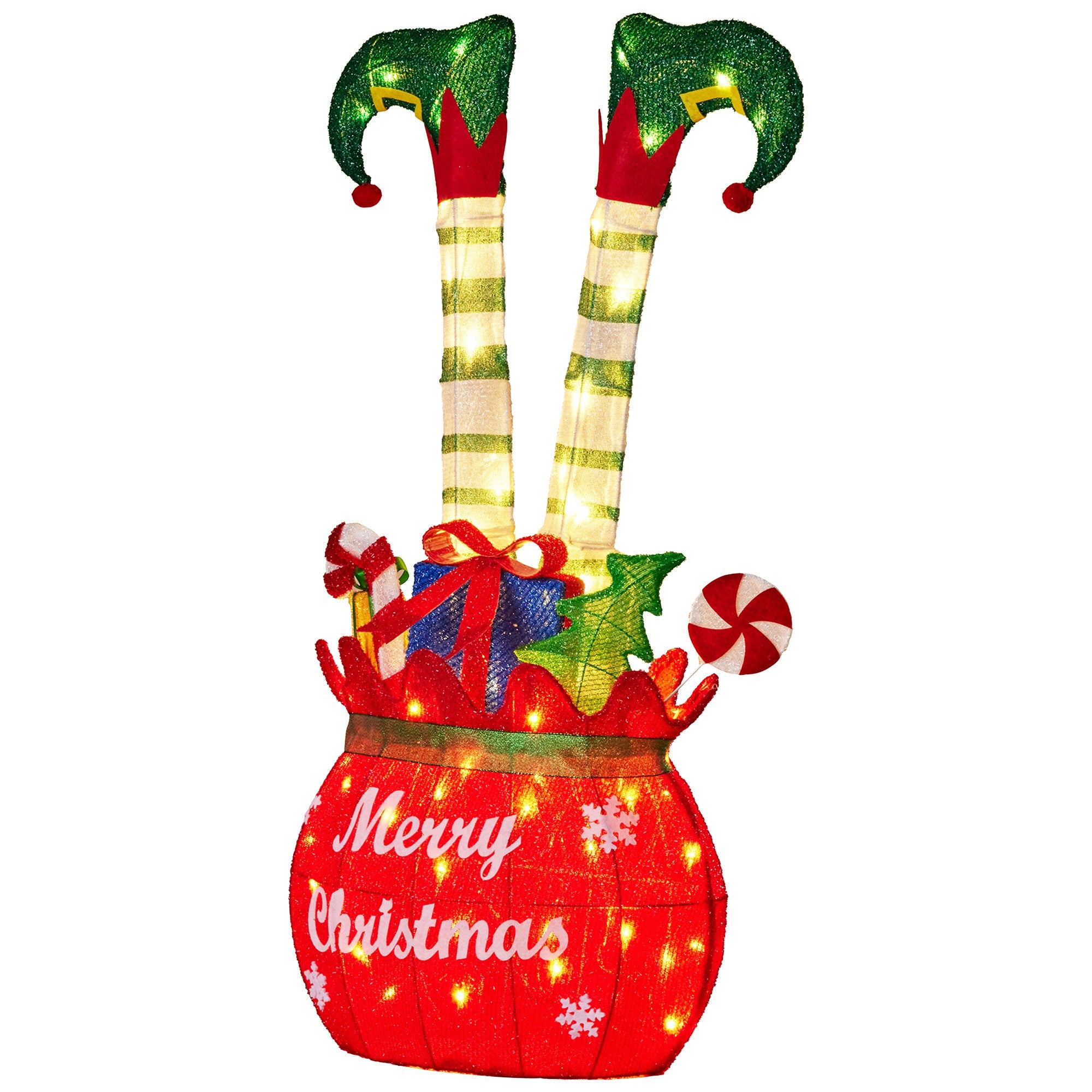 Cheeky Elf in Gift Sack Display