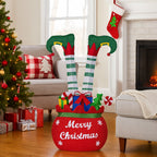 Cheeky Elf in Gift Sack Display