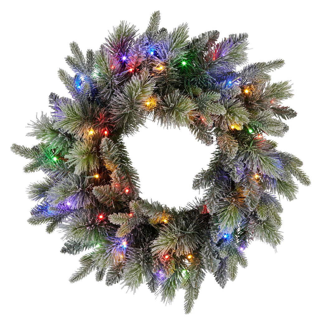 Christabelle 61cm Snowy Stamford Spruce Wreath